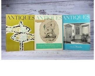 Lot of Vintage 1955 Antiques Magazine January March