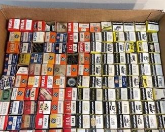 Mixed Variety Boxed Radio TV Vacuum Tubes Untested