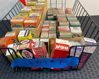 Mixed Variety TV Radio Vacuum Tube Lot Untested