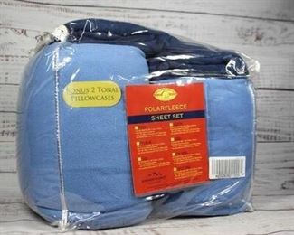 New Polarfleece Berkshre Blanket Split King Sheet Set