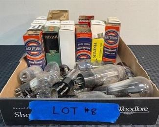 Vintage Mixed Variety Boxed Unboxed Untested Radio TV Vacuum Tubes