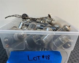 Vintage Unboxed Untested Radio TV Vacuum Tube Lot