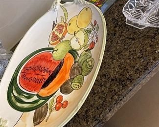 hand painted platters