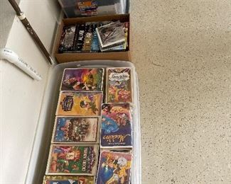 Huge collection of Disney VHS Tapes - loads pf books and DVD's