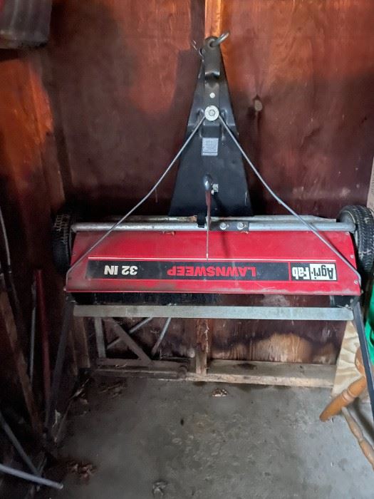 . . . a 32-inch lawnsweep