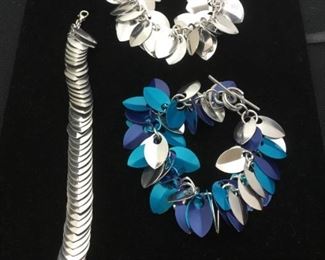 Aluminum Scale Bracelets