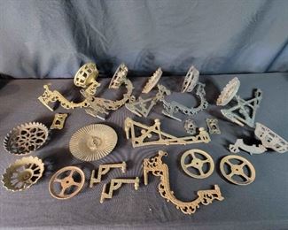 Antique Oil Lamp Wall Sconce Lot