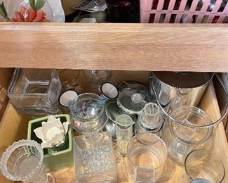 TONS OF GLASSWARE 