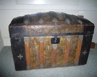 Antique Dome Steamer Trunk $145.00