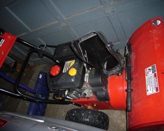 Yard machine snow blower