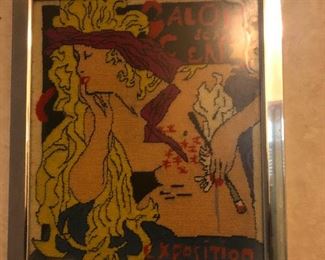 needlepoint Toulouse-Lautrec