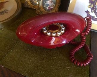 You're welcome to a slice as long as it lasts! OOOH, cool vintage Bond-girl phone