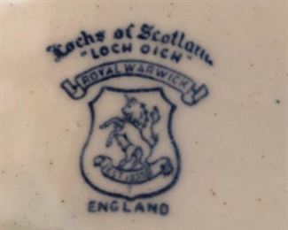 I think it would be even better if they had the hockey sticks, too. Locks of Scotland Royal Warwick china