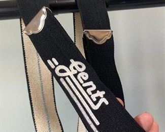 Gents Black Elastic Suspenders