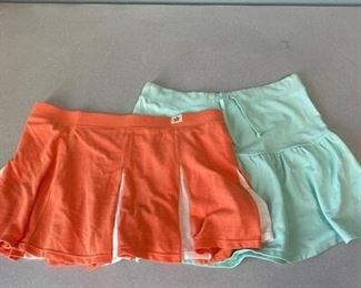 Pair of Girls Cheerleading Style Short Skirts