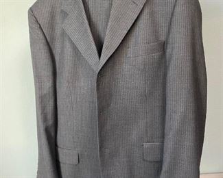 Pavone Grey Pin Stripe Suit Coat and Pants