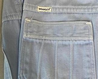 Vintage Baby Blue Wrangler Denim Bell Bottom Flare Jeans