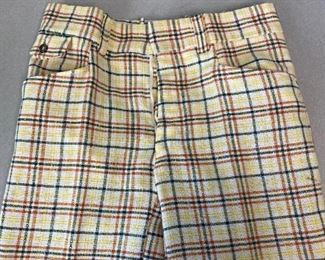 Vintage Plaid Golf Pants Slacks Broomsticks by Glen Oaks