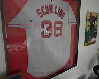 Curt Shilling Signed Red Sox Jersey