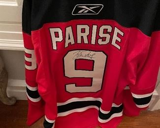 Zak Parise NJ Devils Signed Jersey