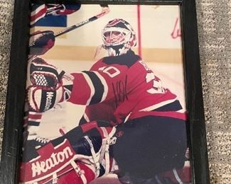 Martin Broduer NJ Devils Signed Picture