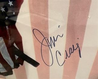 Jim Craig US Hockey Olympics Signed Picture