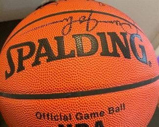 Boston Celtics Signed Basketball Larry Bird, Bill Walton KC Jone Robert Parish, Kevin McHale and more Authenticated