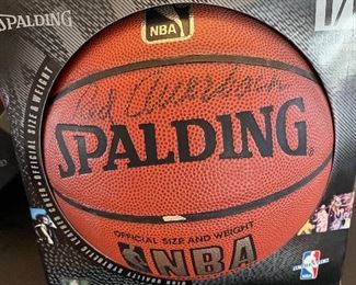 Red Auerbach Signed Basketball with Authentication