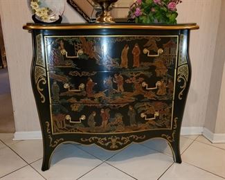 Beautiful black lacquer chest