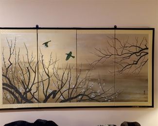 Franklin Mint Japanese Byobu Screen - stunning!