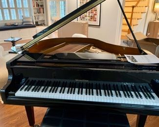 1. Wurlitzer C-143 Baby Grand Piano in Satin Black Finish (4'8")