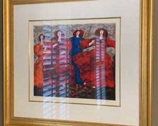 46. "The Ladies" Serigraph by Harry Guttman 82/300 (34" x 32")