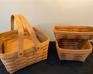019 Longaberger Woven Baskets