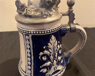 051 Michael Ricker Gerzit Beer Stein Lion