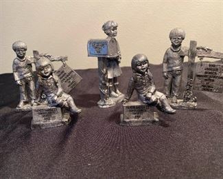 089 Ricker Bartlett Collectors Society Pewter Figurines