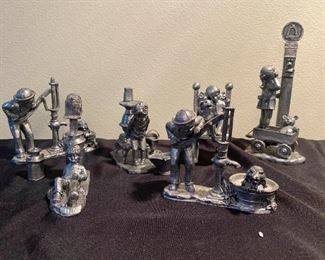 091 Michael Ricker Pewter Figurines