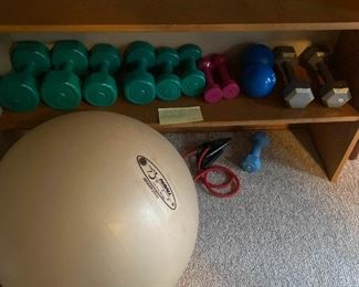 108 Fitness Dumbbells etc