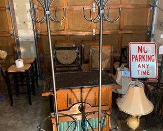 306 Pair Of Metal Coat Racks