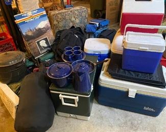 309 Large Lot Of Camping Gear
