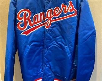 314 Signed Nolan Ryan Rangers Jacket