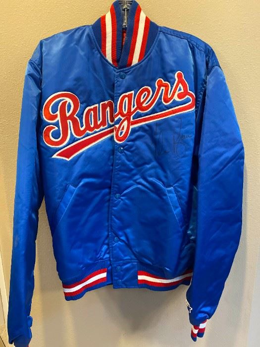 314 Signed Nolan Ryan Rangers Jacket