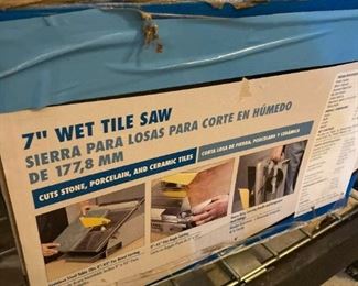 326 7 wet tile saw
