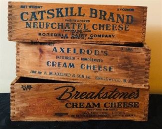 Vintage Cream Cheese Crates