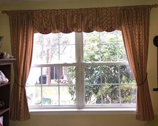 Window Treatments & Wooden Rod Set By Country Curtains