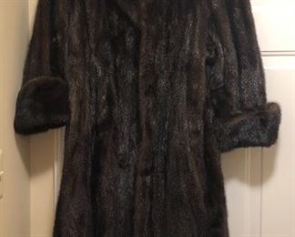 Vintage Louis Feraud Maximillian Full Length Mink Coat