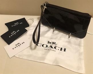 Authentic Coach Wristlet & Storage Bag