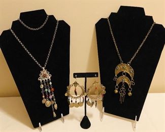 Statement Necklaces & Earrings