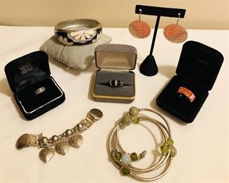 Silvertone Fashion Jewelry Collection Lot 3 