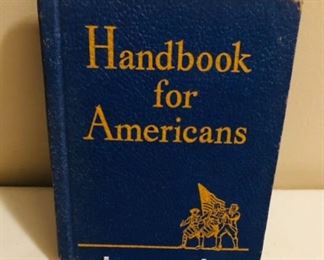 Vintage 1942 Handbook For Americans 