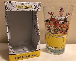 The Flintstones Pint Glass - NEW IN BOX! 